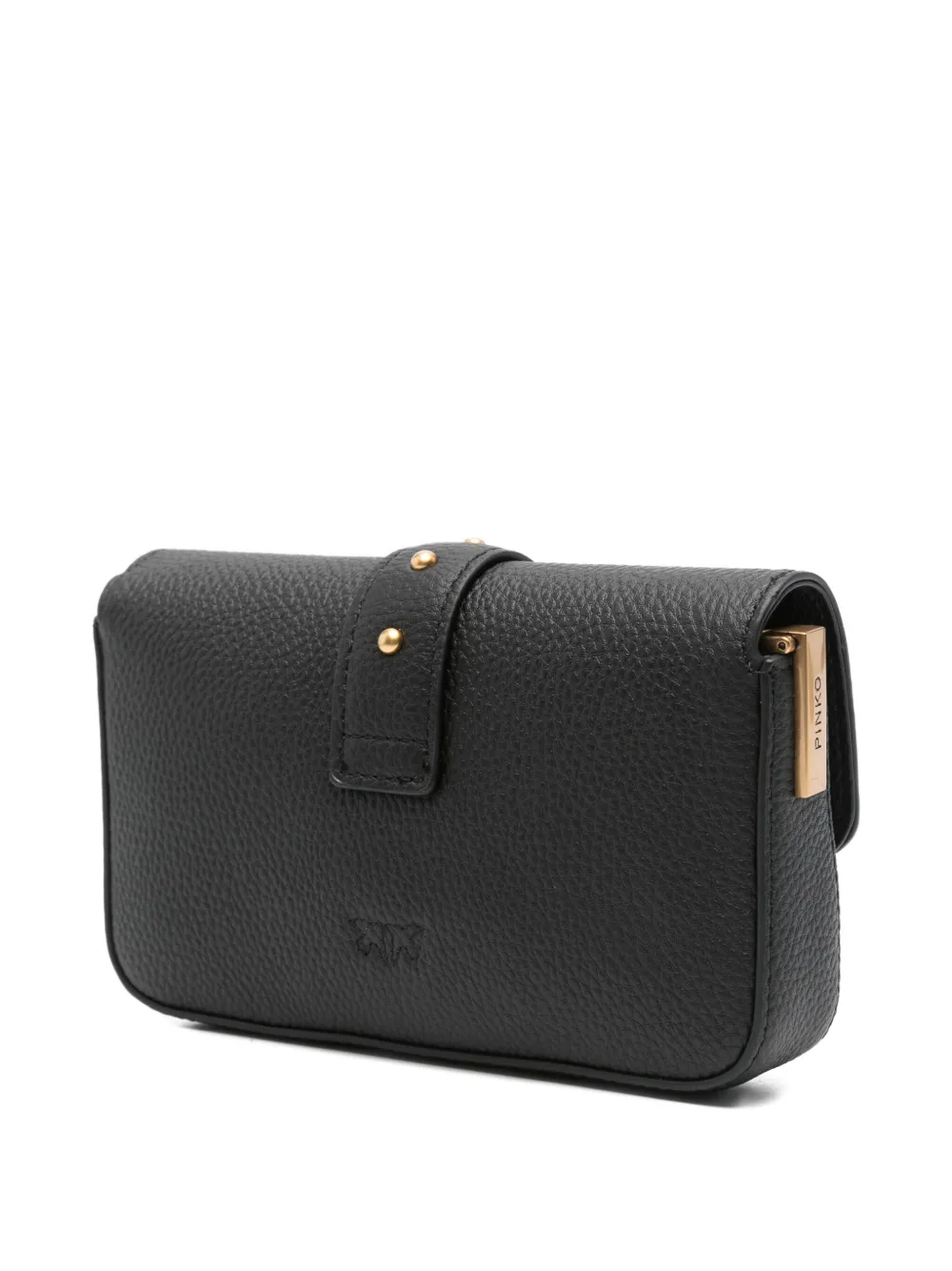 PINKO Crossbodytas verfraaid met vogel Zwart