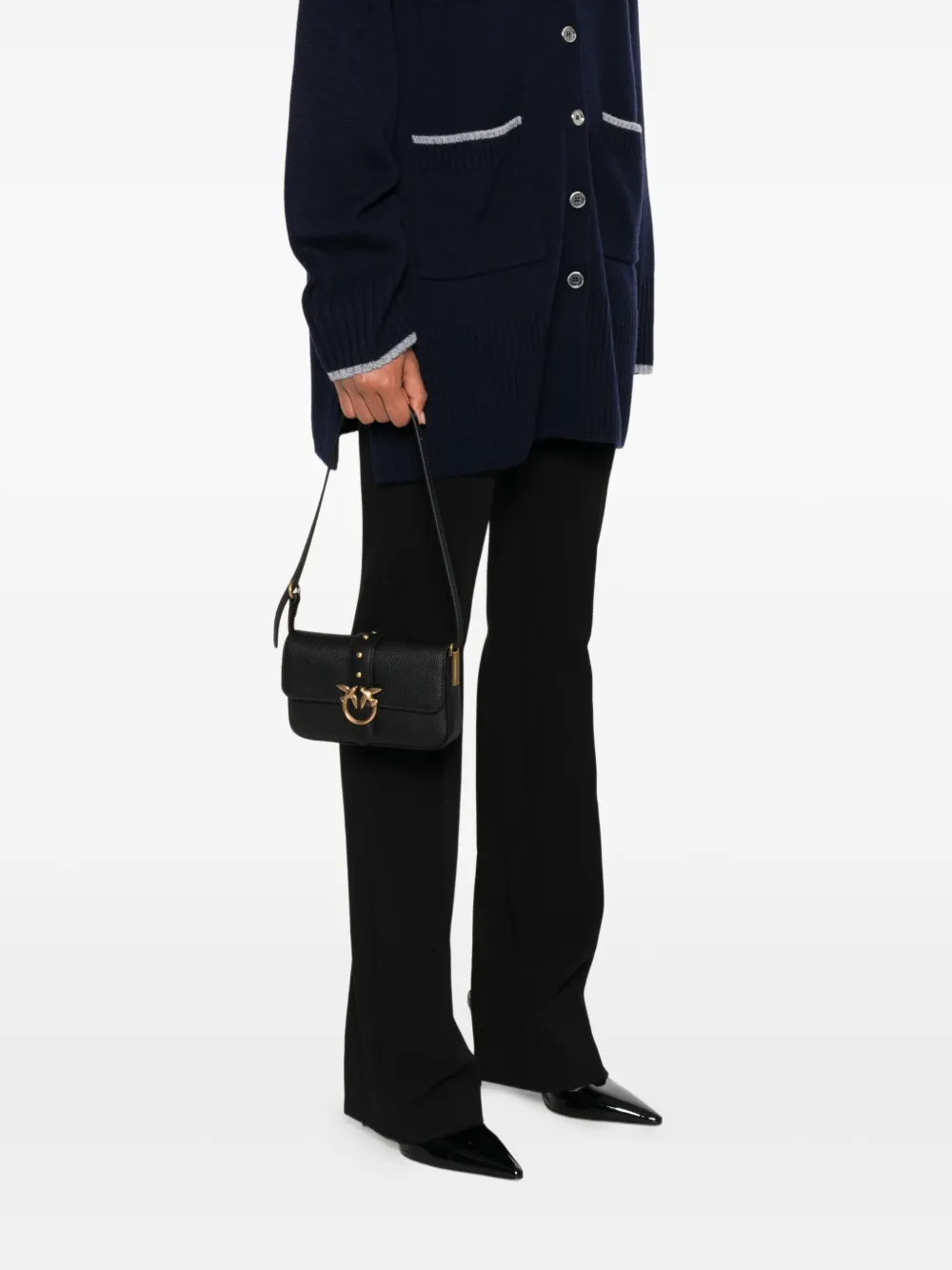 PINKO Bolsa transversal com aplicação de pássaro | Image 2