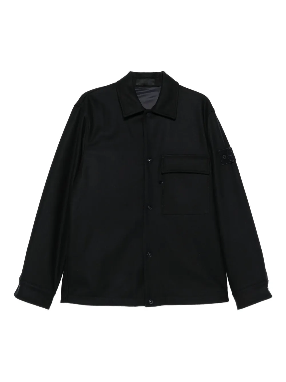 Stone Island パッチポケット シャツ - ブルー Stone Island パッチポケット シャツ - ブルー