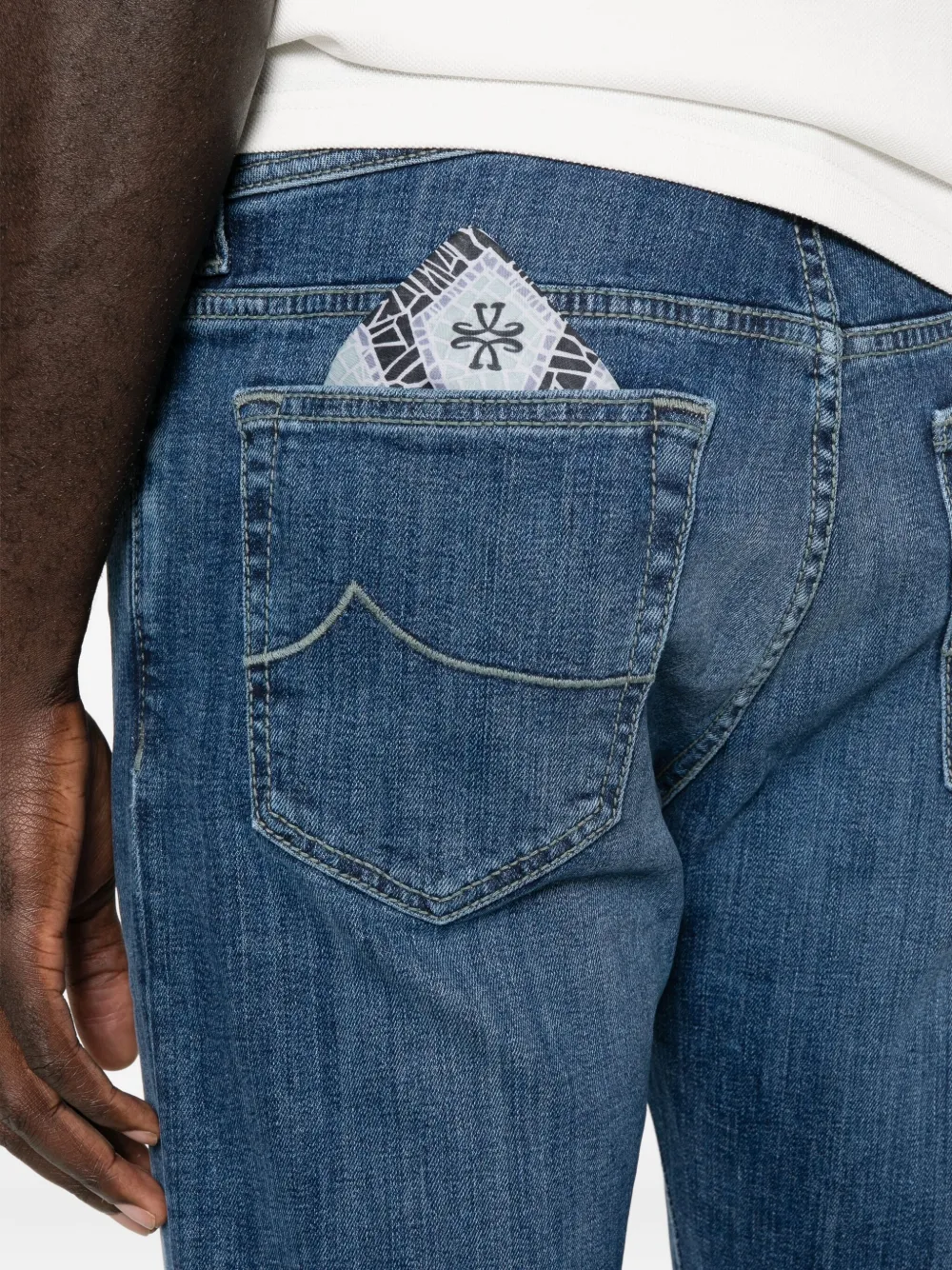 Jacob Cohën Katoenen jeans Blauw