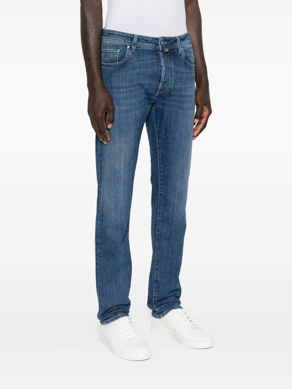 Jacob Cohën Katoenen jeans Blauw