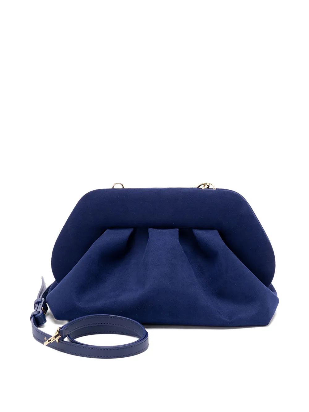 Themoirè Tia clutch bag - ブルー Themoirè Tia clutch bag - ブルー