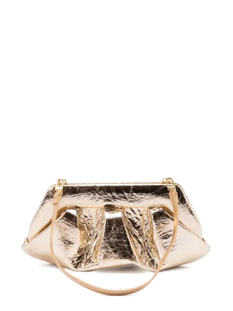 Themoirè Gea Pineapple metallic-finish clutch bag
