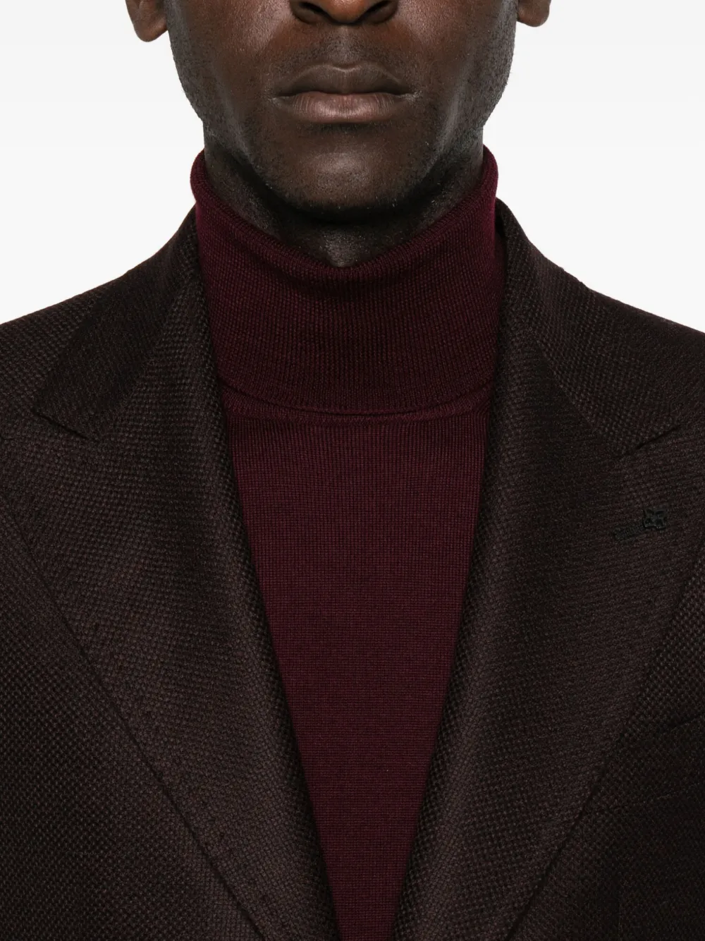 Tagliatore Blazer met enkele rij knopen Paars