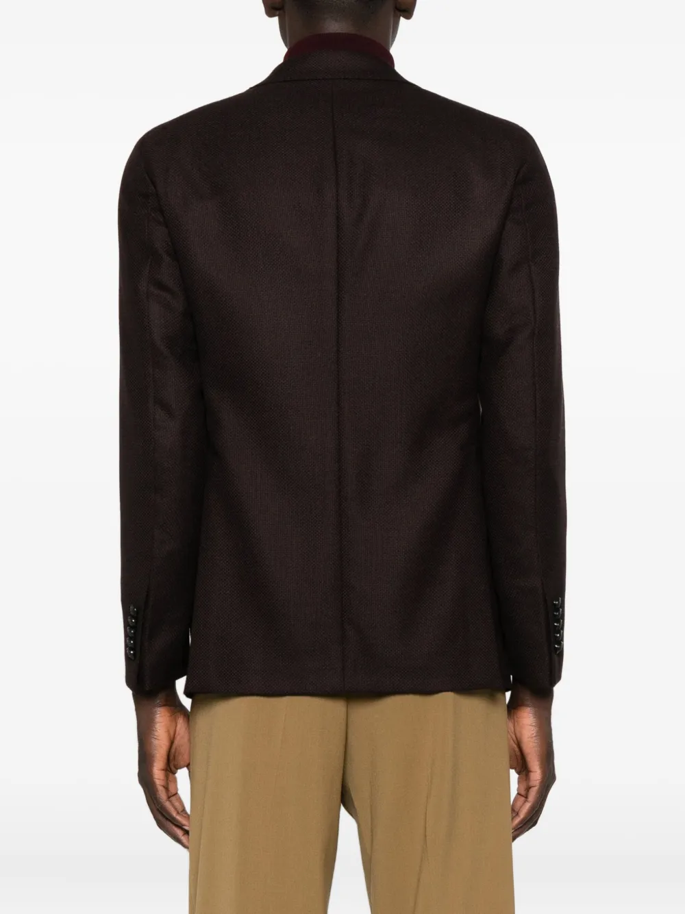 Tagliatore Blazer met enkele rij knopen Paars