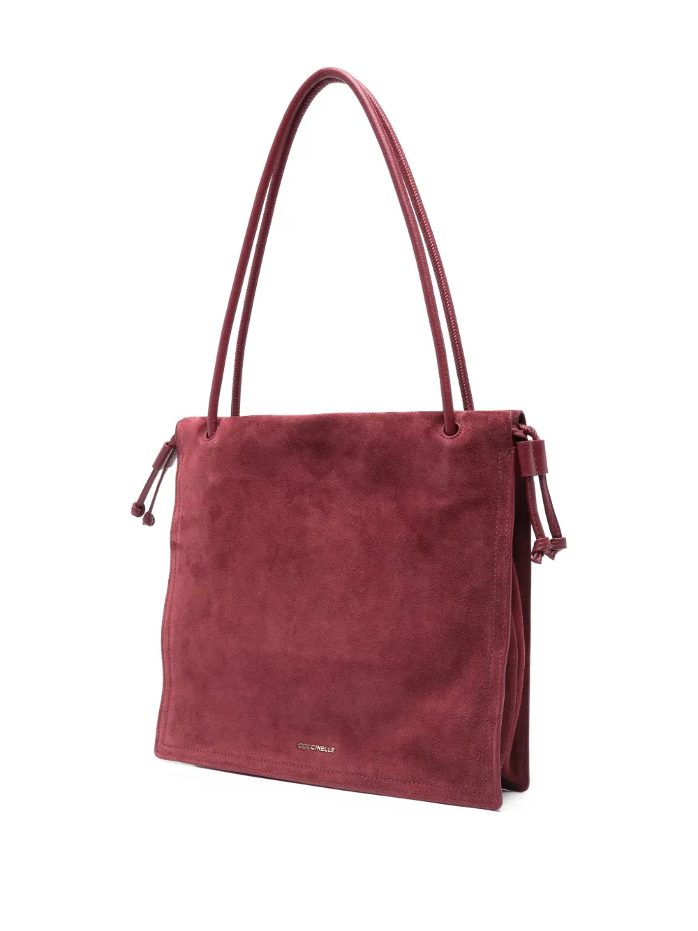 Coccinelle Suède schoudertas Paars