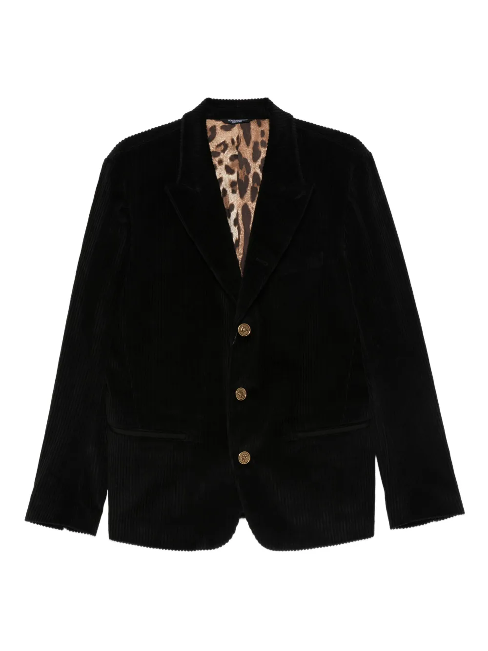 Dolce & Gabbana corduroy blazer | Black | Image 1