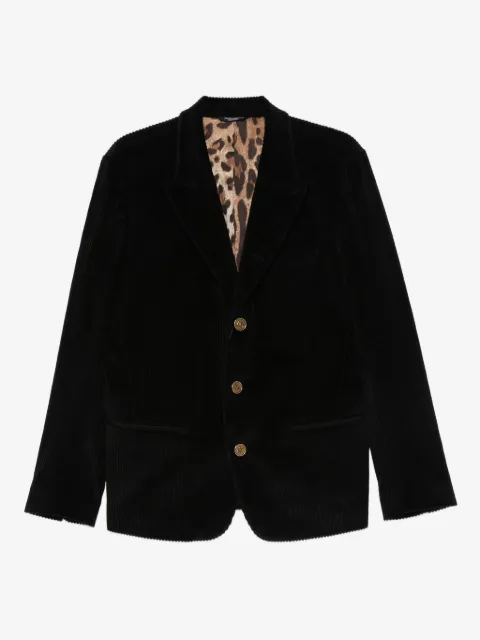 Dolce & Gabbana corduroy blazer