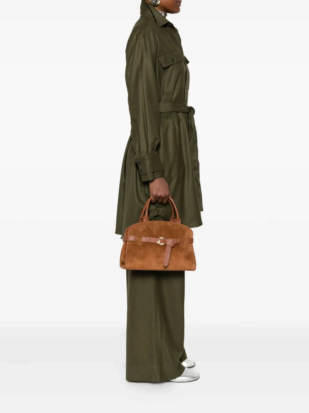 Coccinelle Sabine tote bag - Bruin
