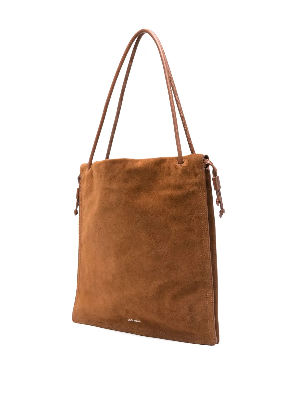 Coccinelle Grote Dulse suède shopper Bruin