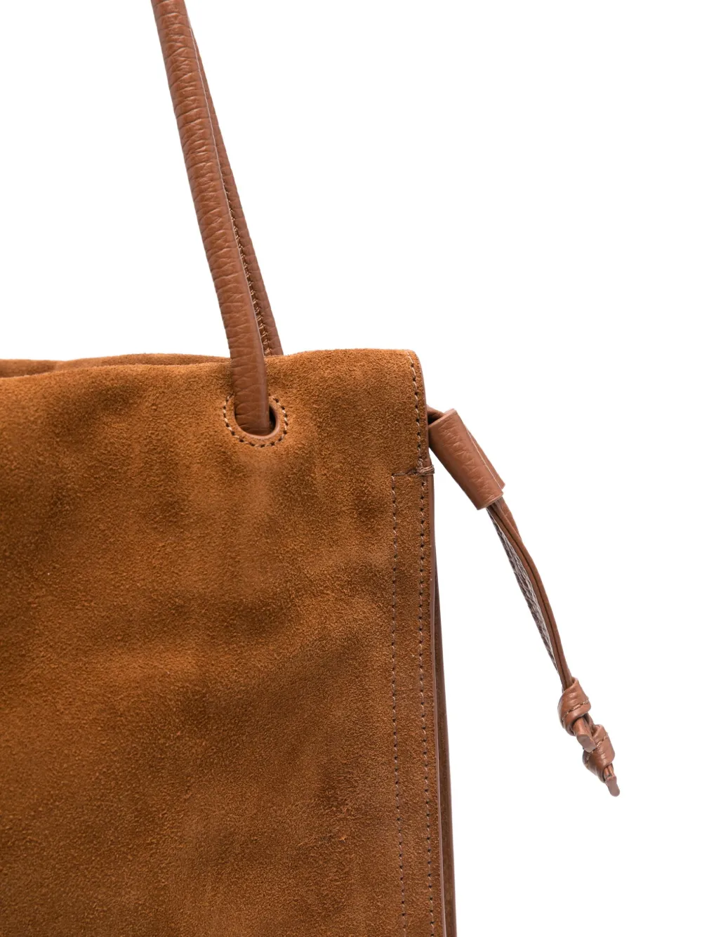 Coccinelle Grote Dulse suède shopper Bruin