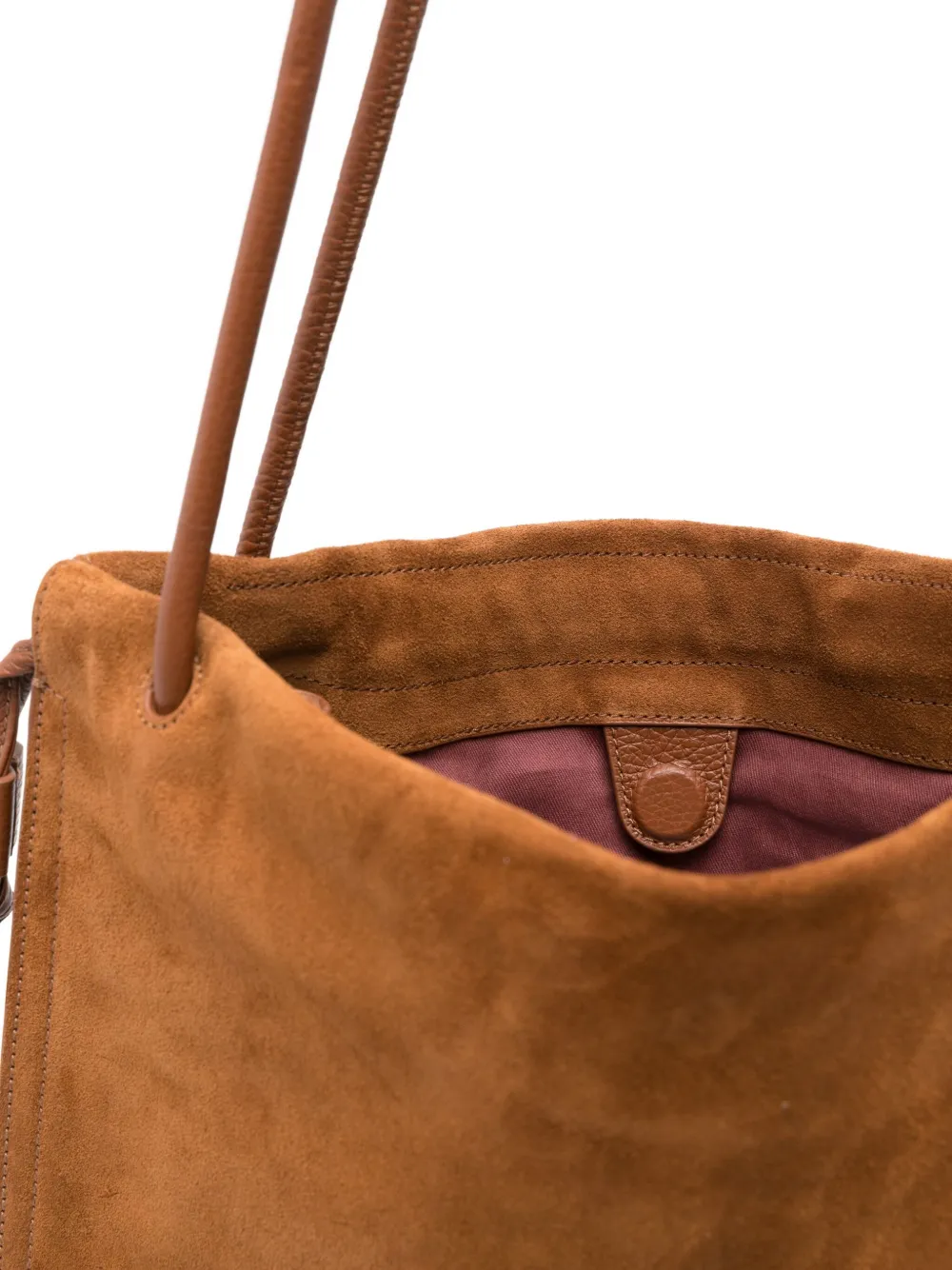 Coccinelle Grote Dulse suède shopper Bruin