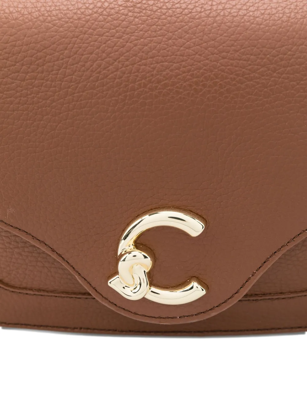 Coccinelle C-me Flap Cross Body Bag In Brown