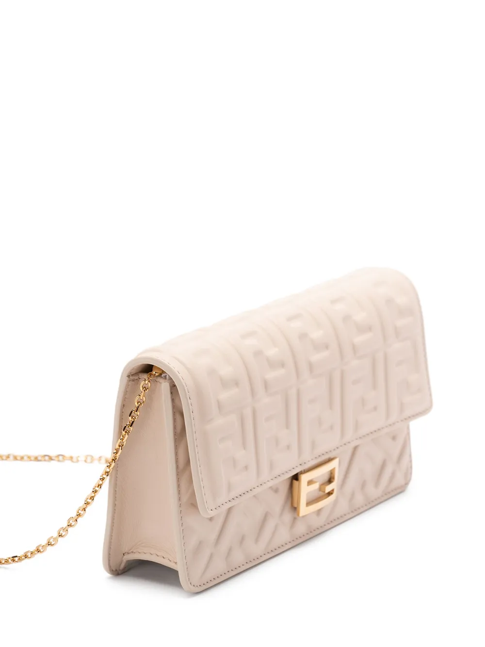 Wallet On Chain Baguette Clutch Bag