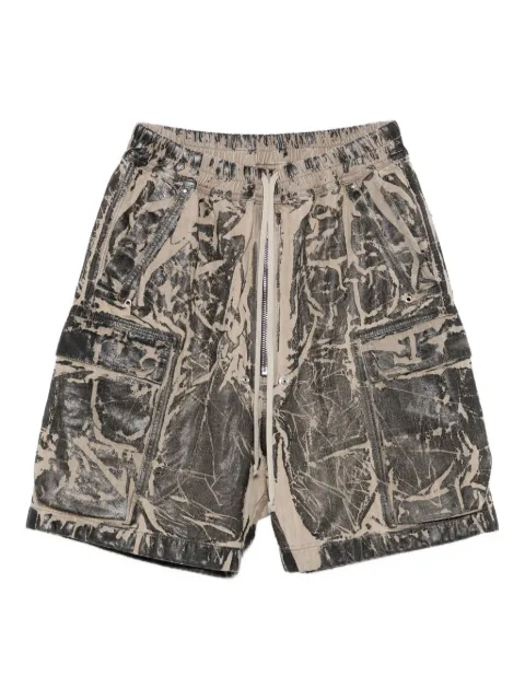 Rick Owens DRKSHDW washed cargo shorts