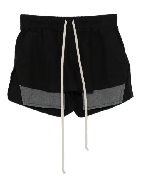 Rick Owens DRKSHDW drawstring panelled shorts