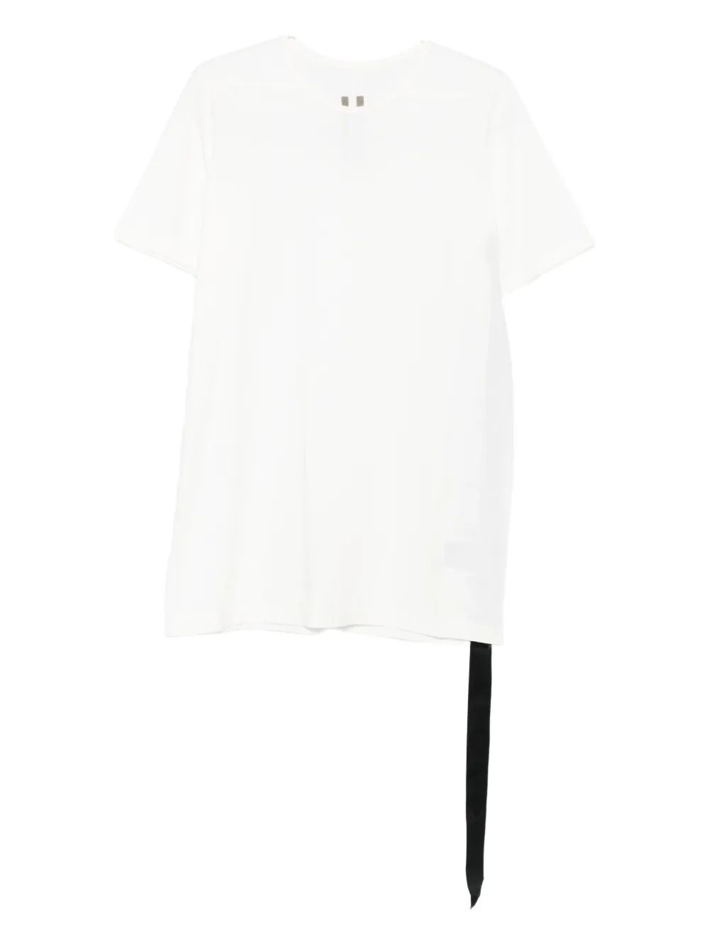 Rick Owens DRKSHDW short-sleeve draped-hem T-shirt | White | Image 1