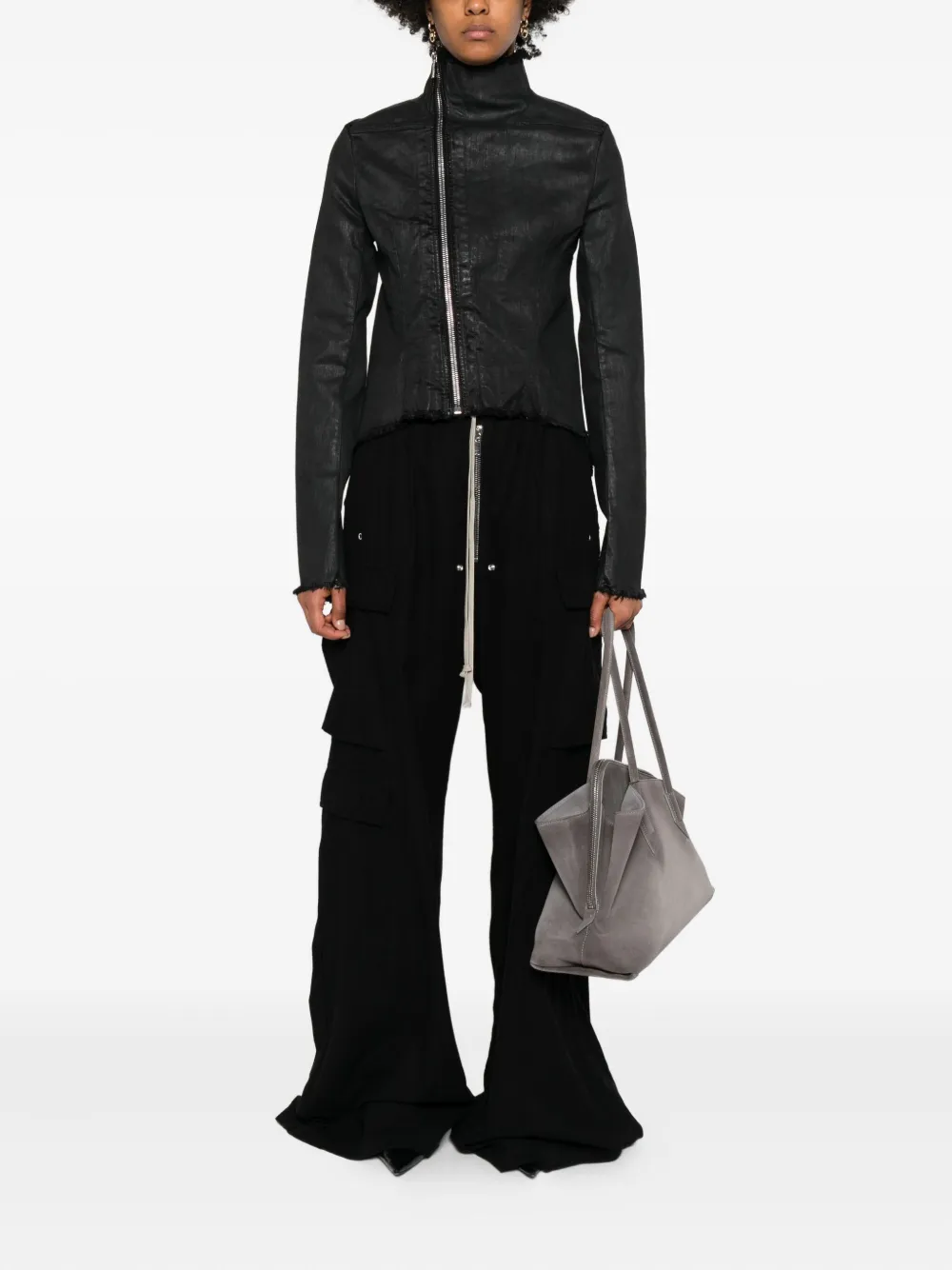 Rick Owens DRKSHDW Cargo broek met trekkoord - Zwart