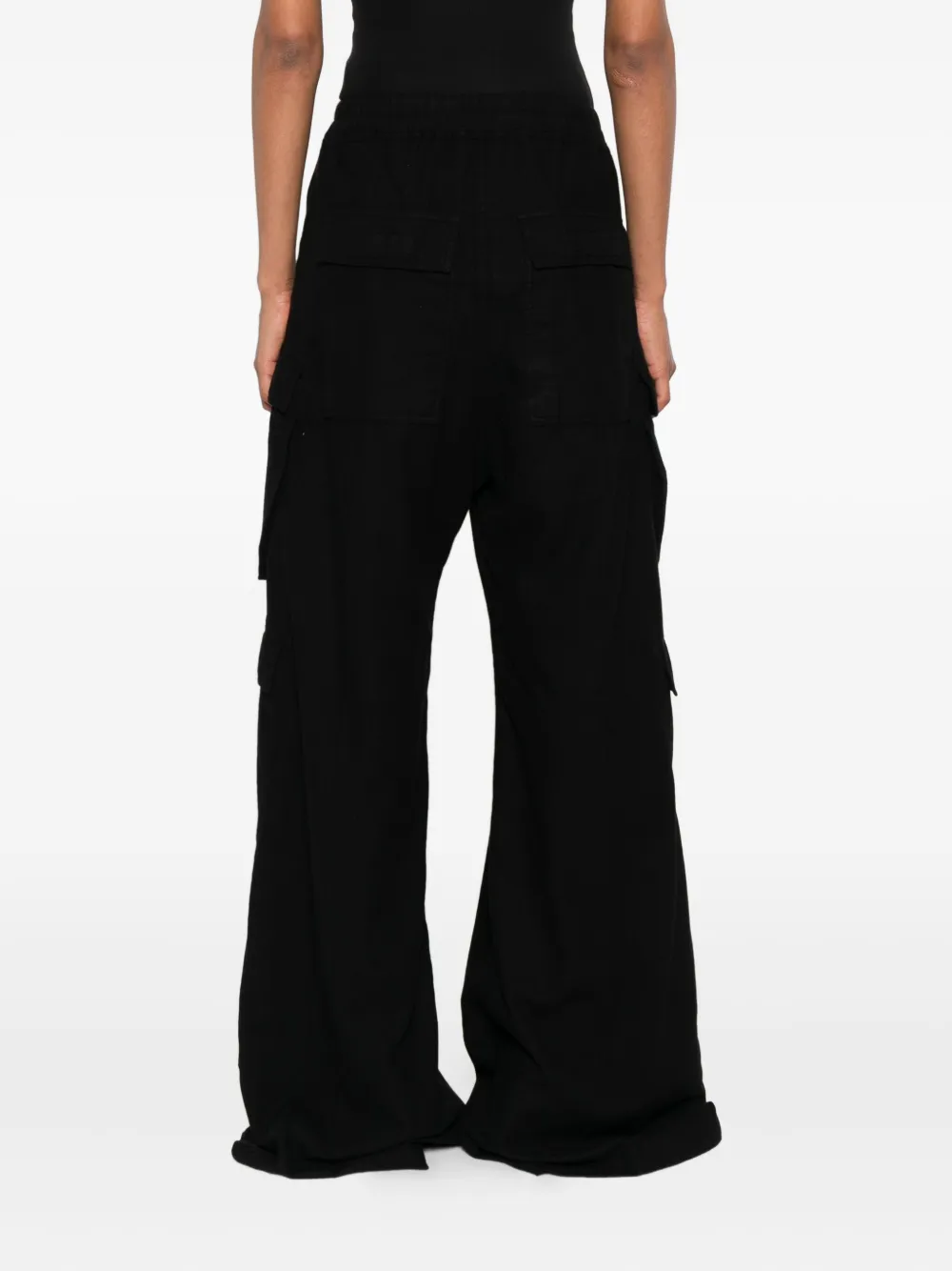 Rick Owens Drkshdw Double Jumbo Belas Cargo Trousers In Black