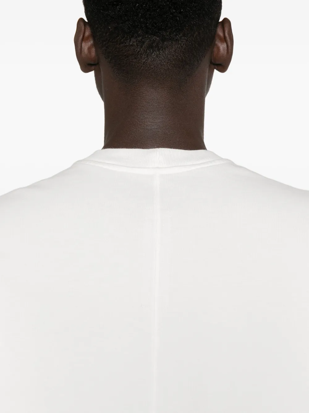 Rick Owens Short-sleeve Cotton T-shirt In White