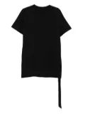 Rick Owens DRKSHDW short-sleeve side-tie T-shirt - Black