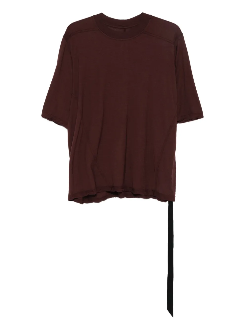 Rick Owens DRKSHDW short-sleeve strap-detail T-shirt | Red | Image 1
