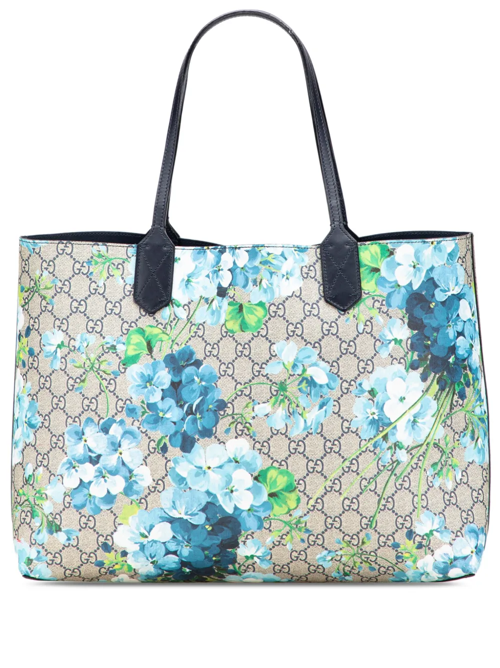 Gucci Pre-Owned 2000-2015 Medium GG Supreme Blooms Reversible tote bag Gucci Pre-Owned 2000-2015 Medium GG Supreme Blooms Reversible tote bag