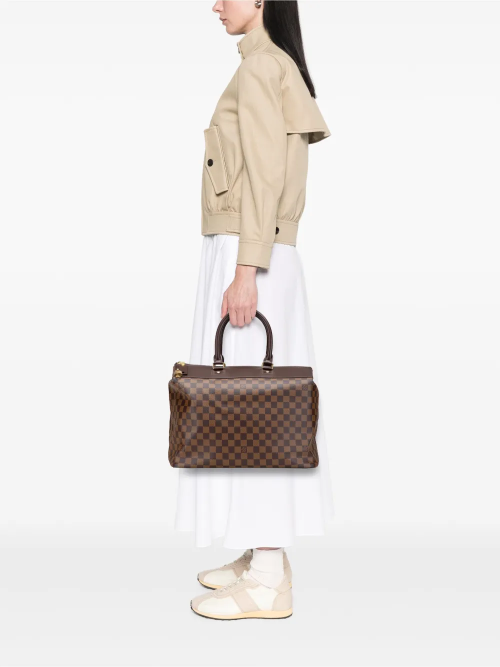 Louis Vuitton Pre-Owned 2006 Damier Ebene Greenwich PM travel bag | Pre-Owned | Image 2