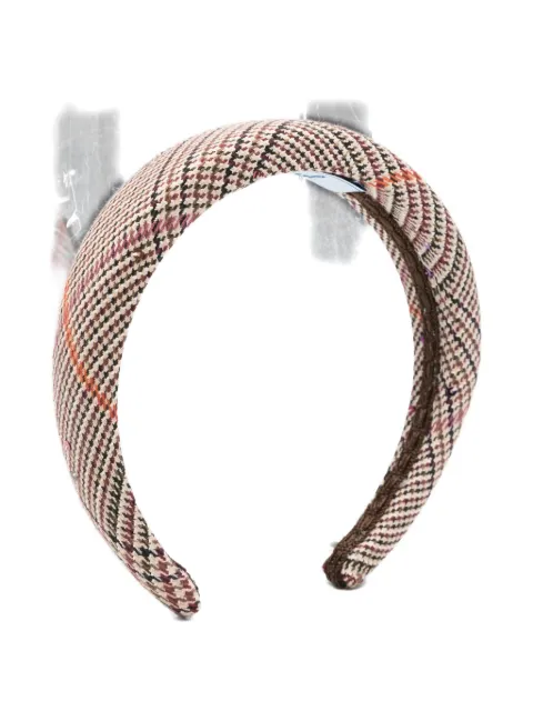 Mi Mi Sol plaid padded headband