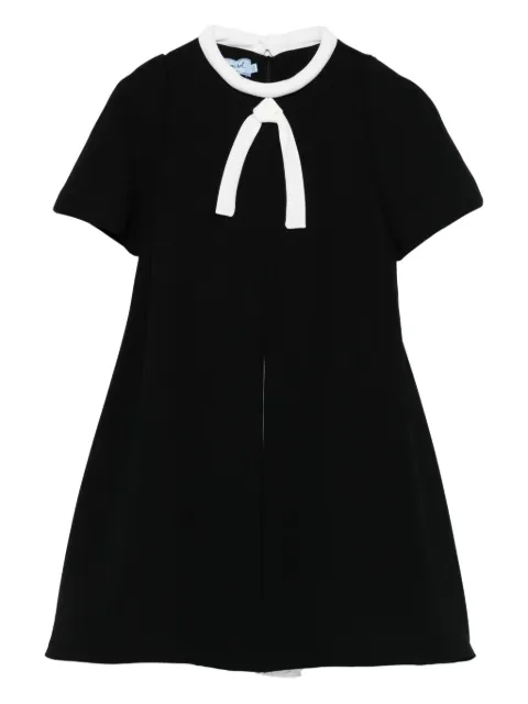 Mi Mi Sol bow-detail short-sleeve dress