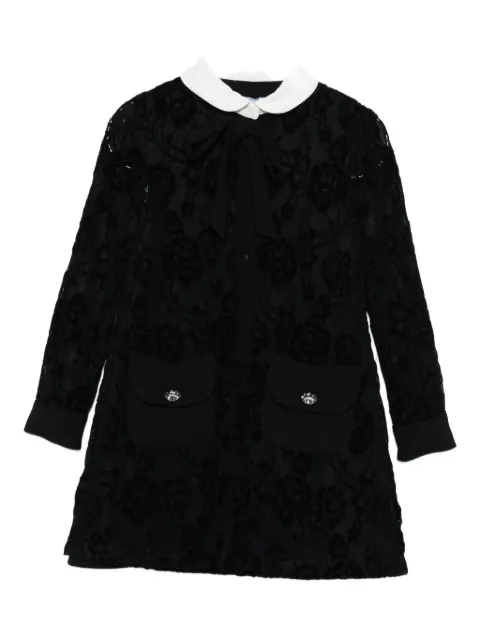 Mi Mi Sol floral-lace dress