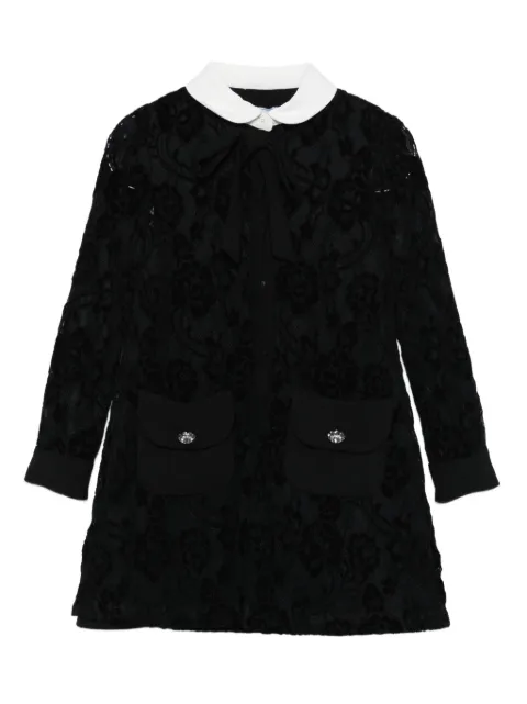 Mi Mi Sol floral-lace dress