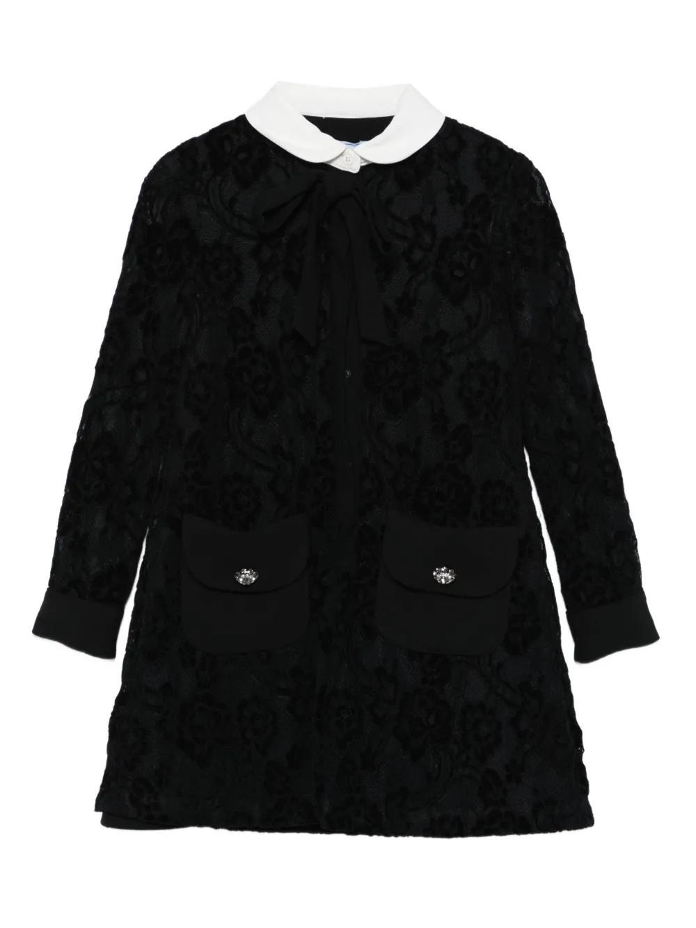 Mi Mi Sol floral-lace dress | Black | Image 1