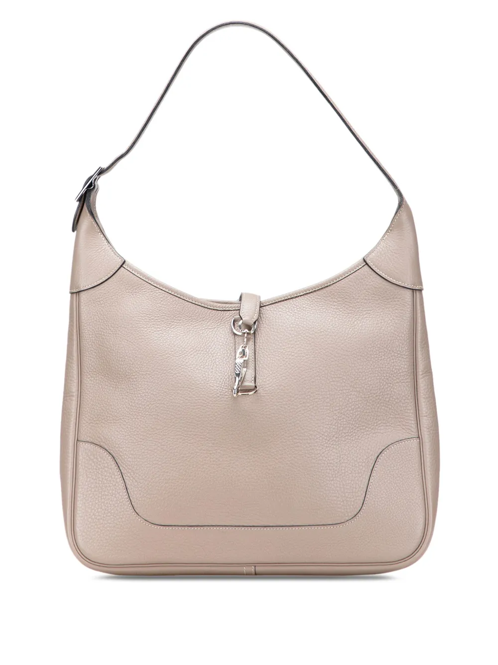 Hermès Pre-Owned 2001 Clemence Trim II 38 shoulder bag - ブラウン Hermès Pre-Owned 2001 Clemence Trim II 38 shoulder bag - ブラウン