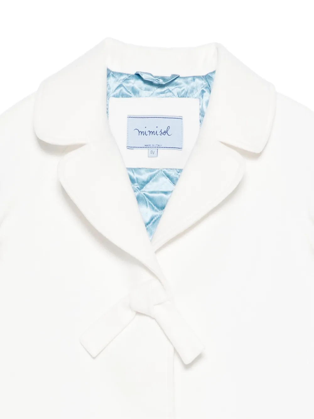 Mi Sol Jas met strik Wit