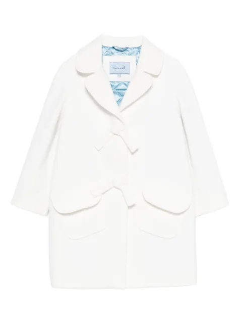 Mi Mi Sol bow-detail coat