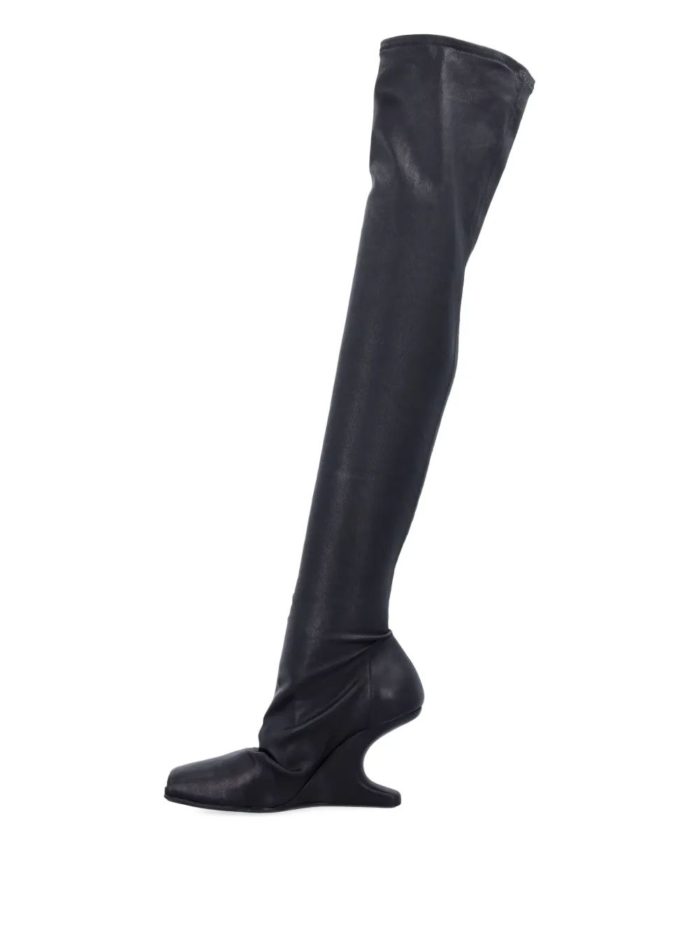 Rick Owens cantilever sock boots Black