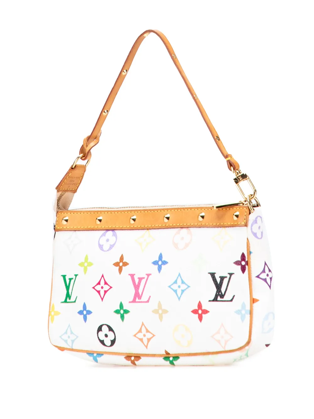 Pre-owned Louis Vuitton 2003 Monogram Multicolore Pochette Accessoires Shoulder Bag