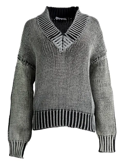 Vaquera V-neck ribbed sweater