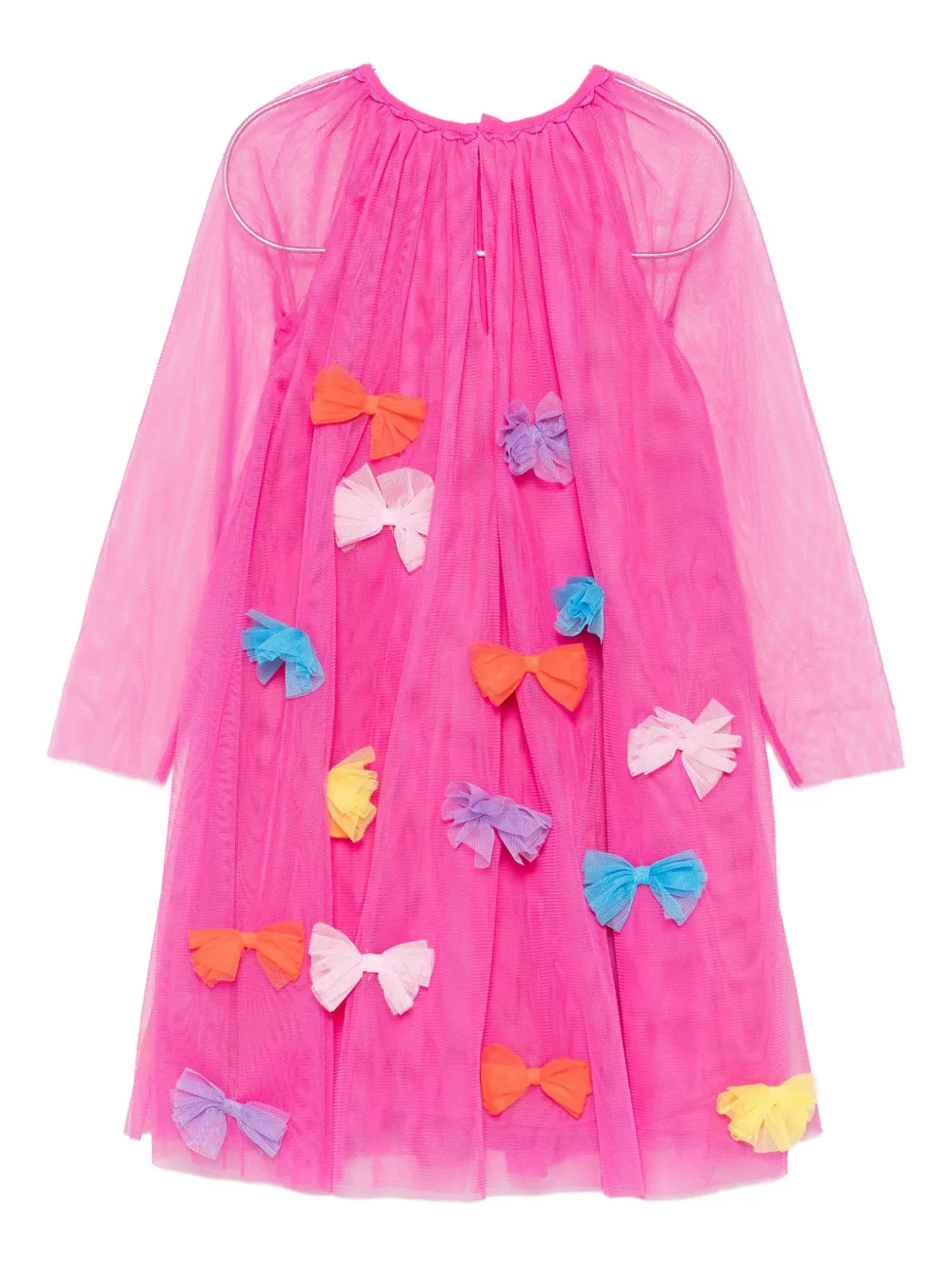 Stella McCartney Kids bow-embellishment tulle dress | Girls Party & Special Occasion Dresses | Image 2