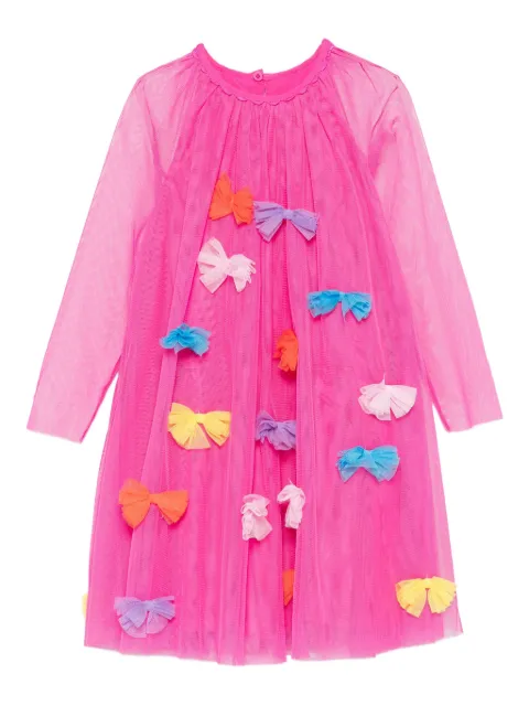 Stella McCartney Kids bow-embellishment tulle dress