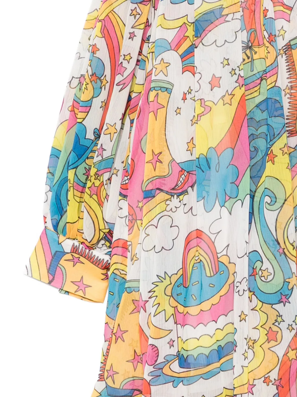 Stella Mccartney Kids Round Neck Dress In White