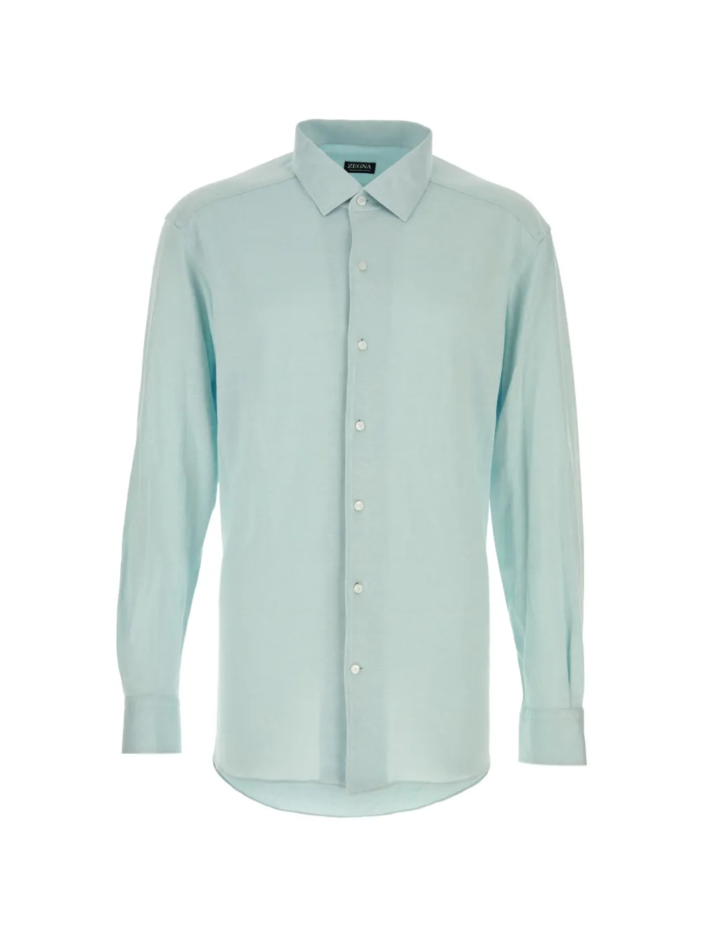 Zegna long-sleeve shirt - Blu