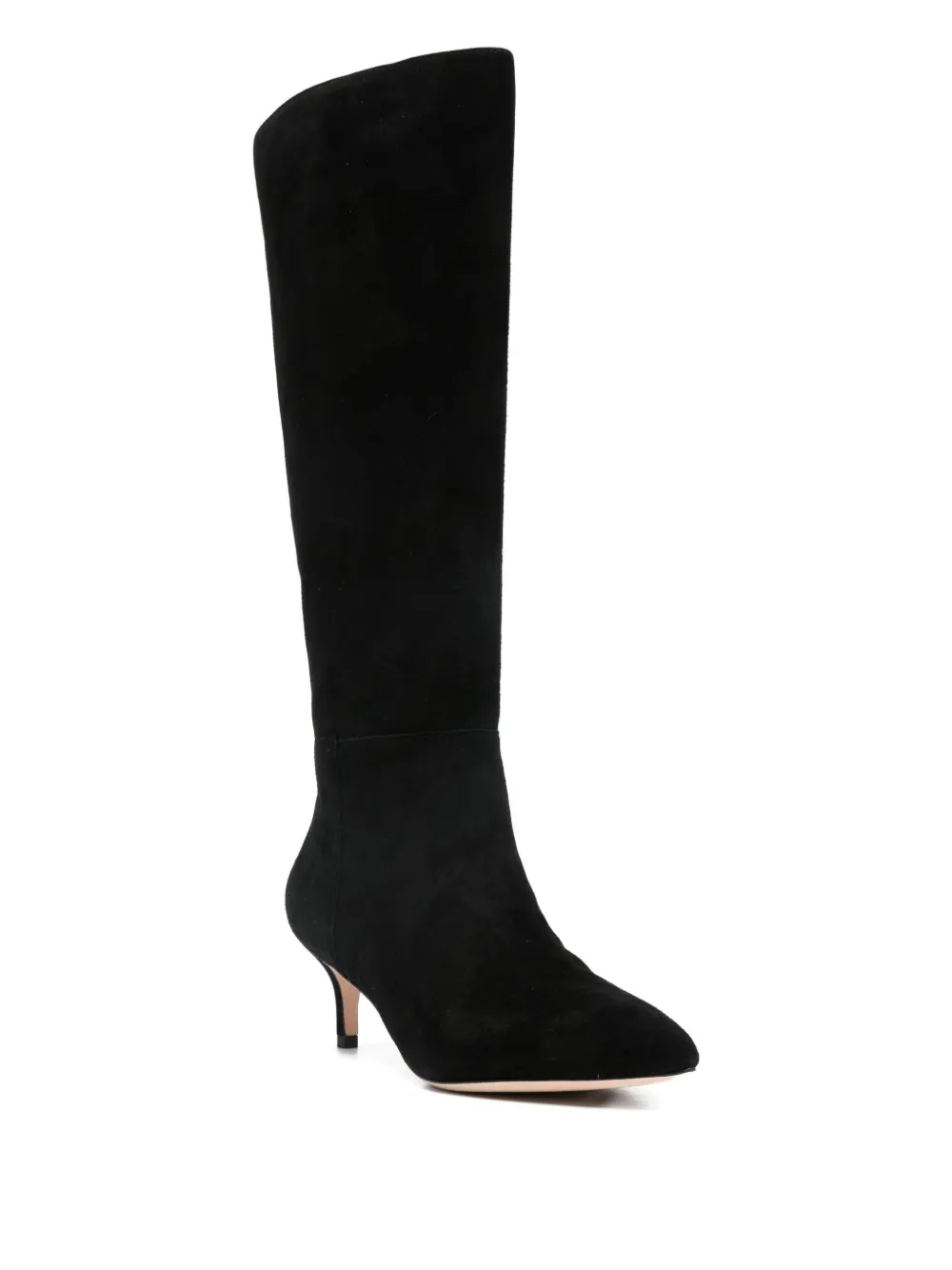 Lauren Ralph Lauren 50mm suede knee-high boots Black