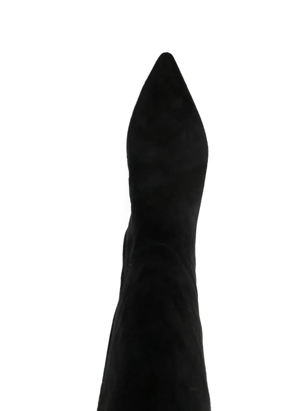 Lauren Ralph Lauren 50mm suede knee-high boots Black
