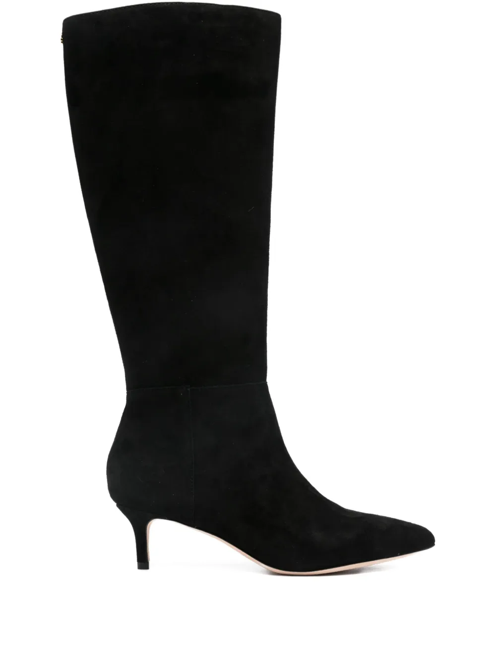 Lauren Ralph Lauren 50mm suede knee-high boots Black
