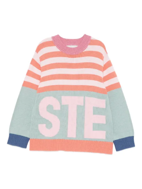 Stella McCartney Kids striped knit sweater