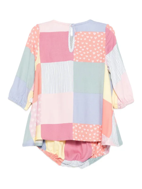 Stella McCartney Kids Vestido Com Aplicação De Pássaro | Azul