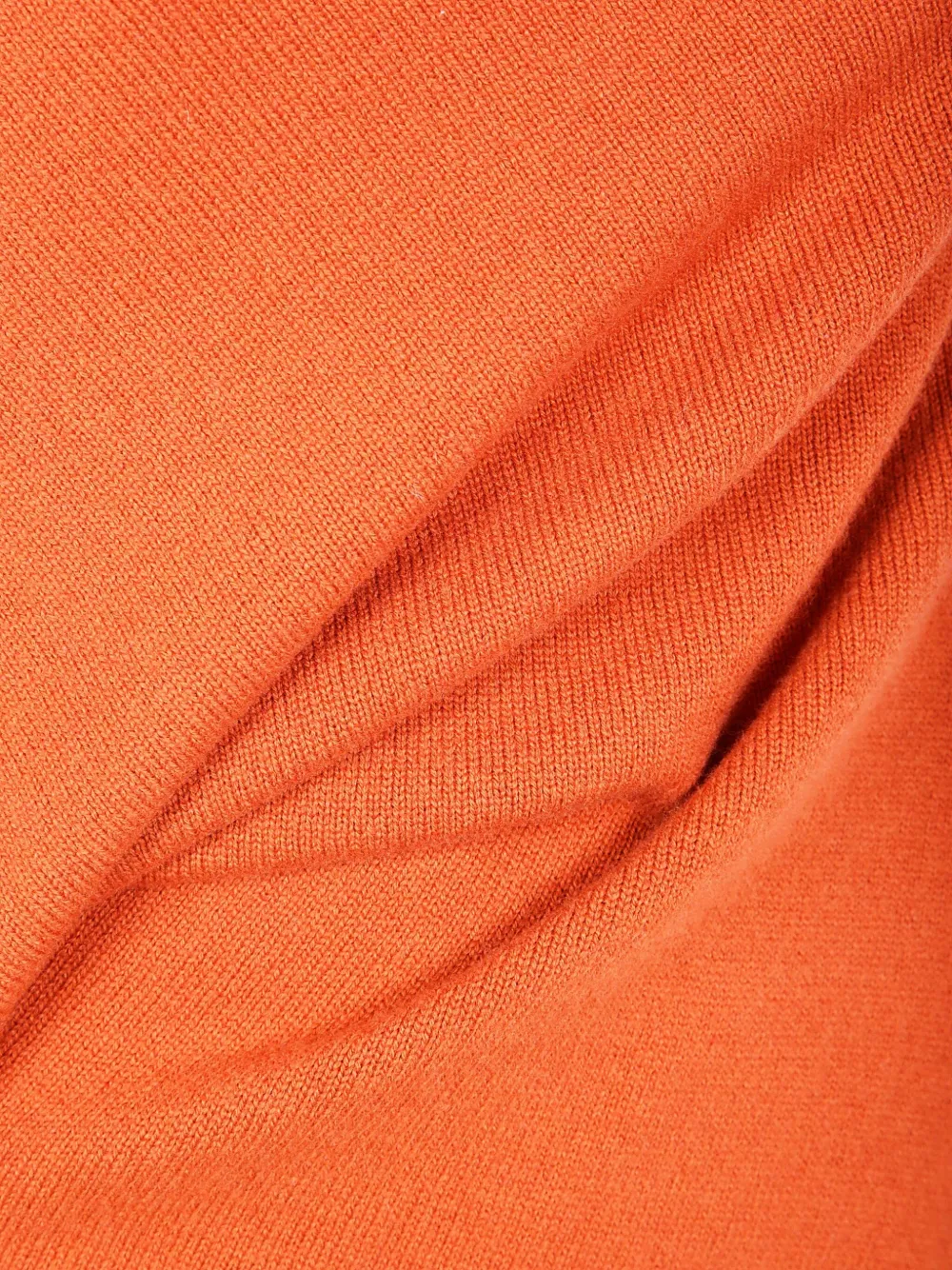 Gianluca Capannolo Off-shoulder gedrapeerde trui Oranje