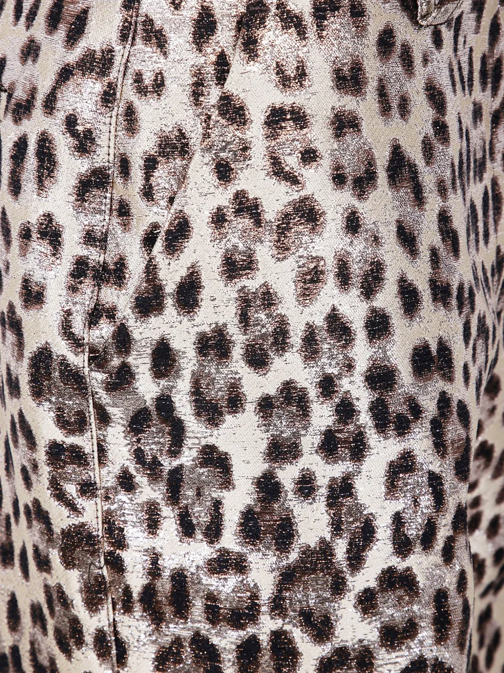 P.a.r.o.s.h Parosh Jacquard Lurex Trousers In Brown